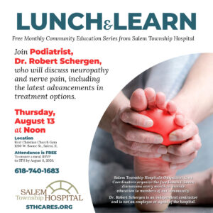 Lunch & Learn - Thursday, August 13 at Noon
