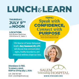 Salem Township Hospital's Lunch & Learn - July 9th