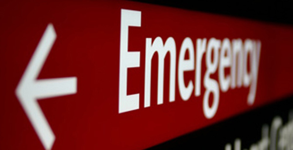 emergency room sign