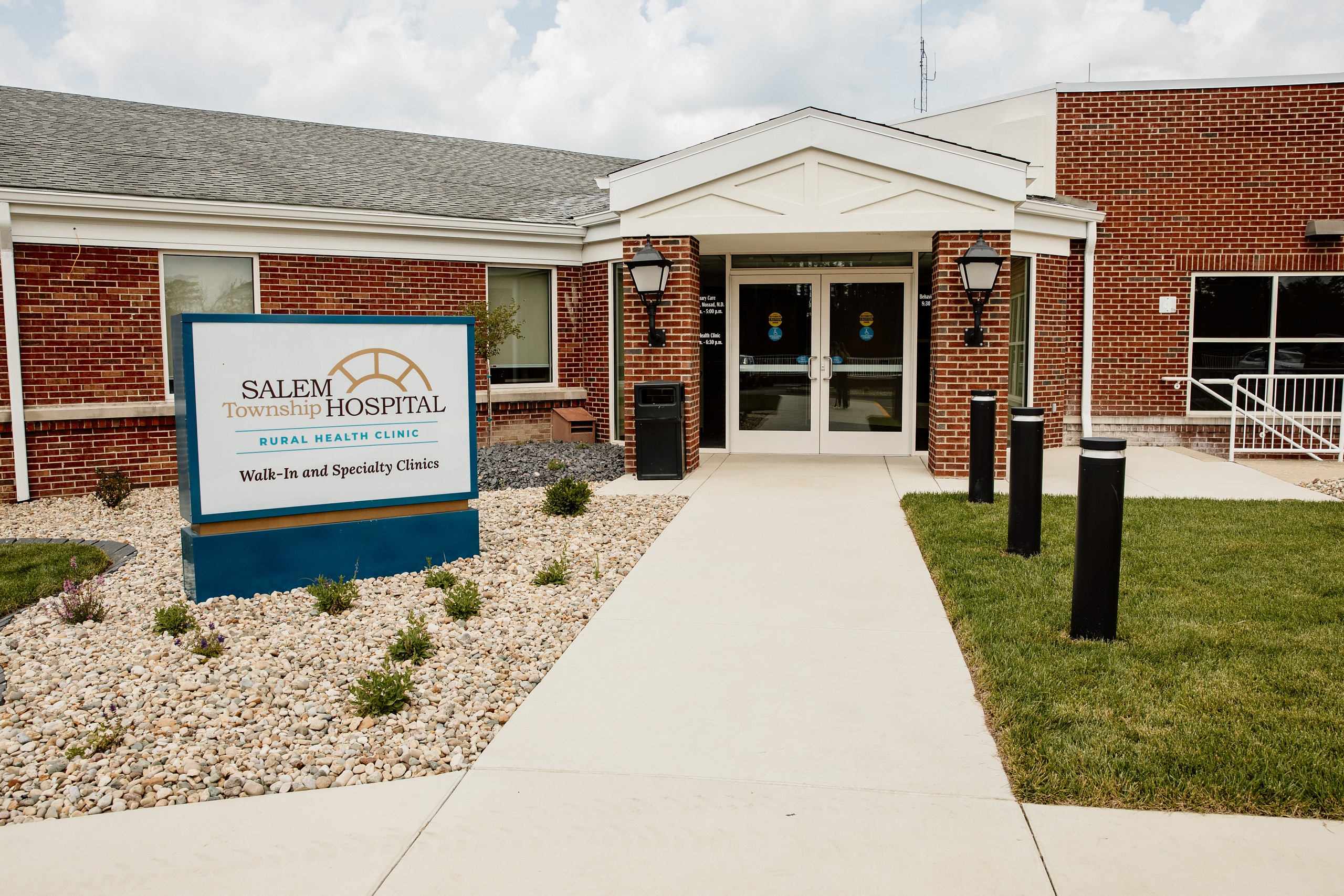 Salem Township Hospital Rural Health Walk-In Clinic Entrance 