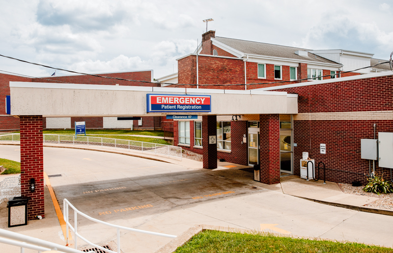 Salem Township Hospital Emergency Department Entrance