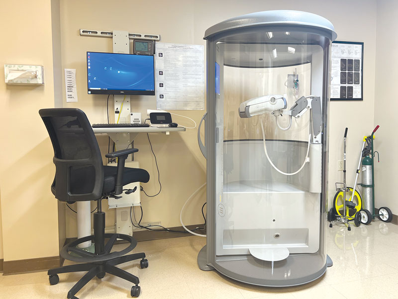 salem township hospital pulmonary testing