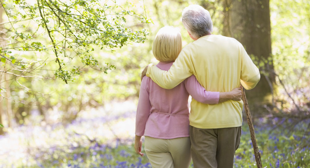 Seniors outdoors