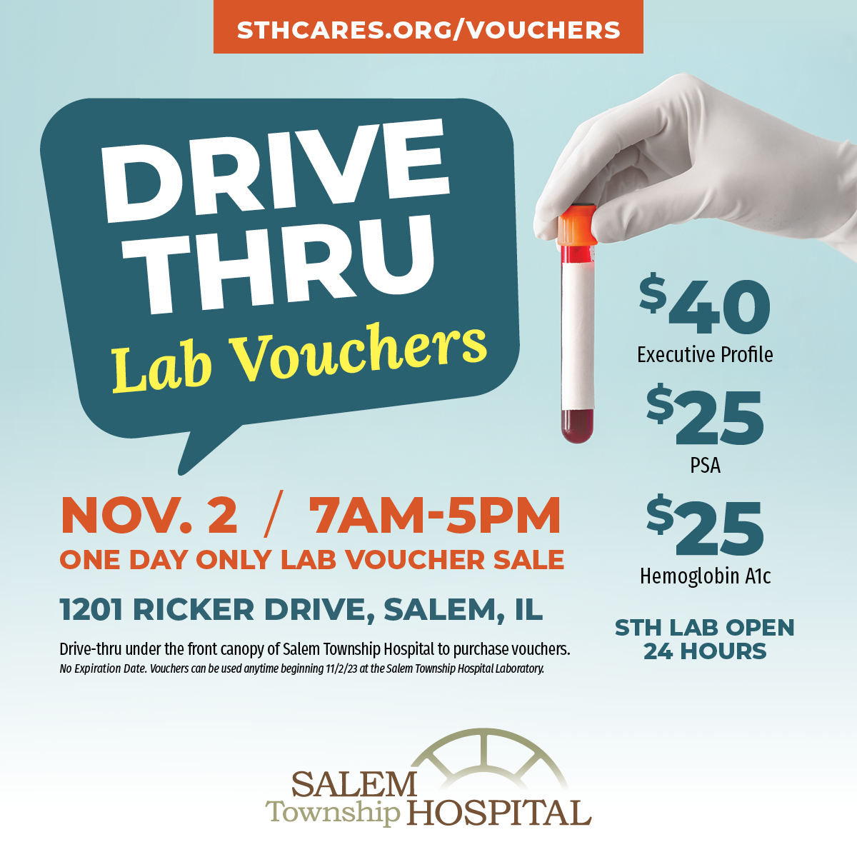Discounted Lab Vouchers November 2, 2023