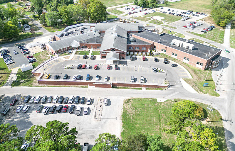 Salem Township Hospital Aerial Photo Salem Township Hospital Aerial Photo of the building in Salem, IL.